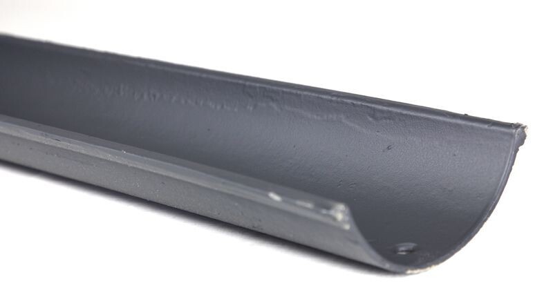 Cast Iron Beaded Half Round Gutter Sample