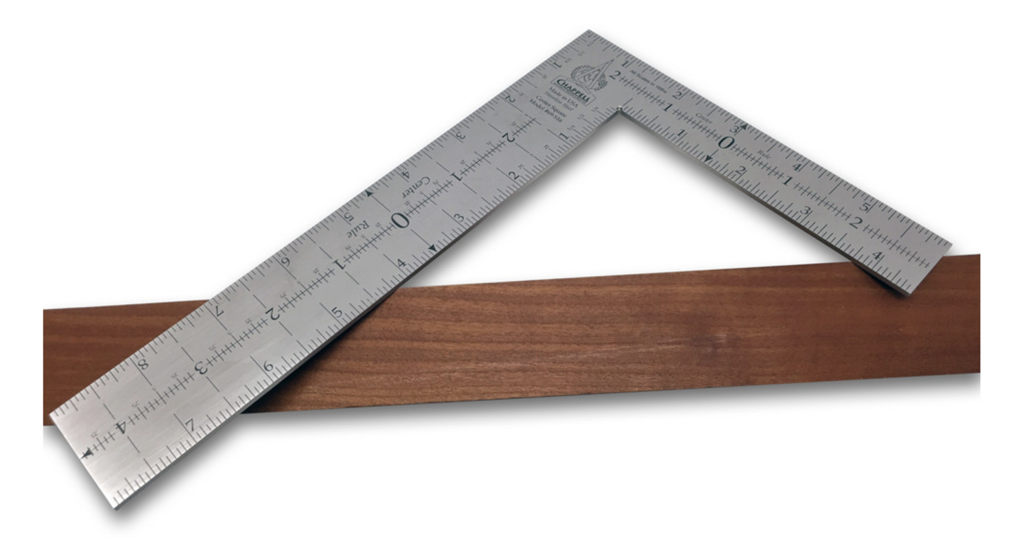6" x 9" CenterRule Woodworkers Square w/center rule