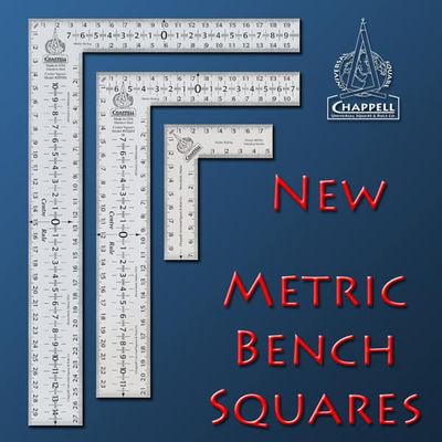 Metric Center-Rule Bench Square Set
