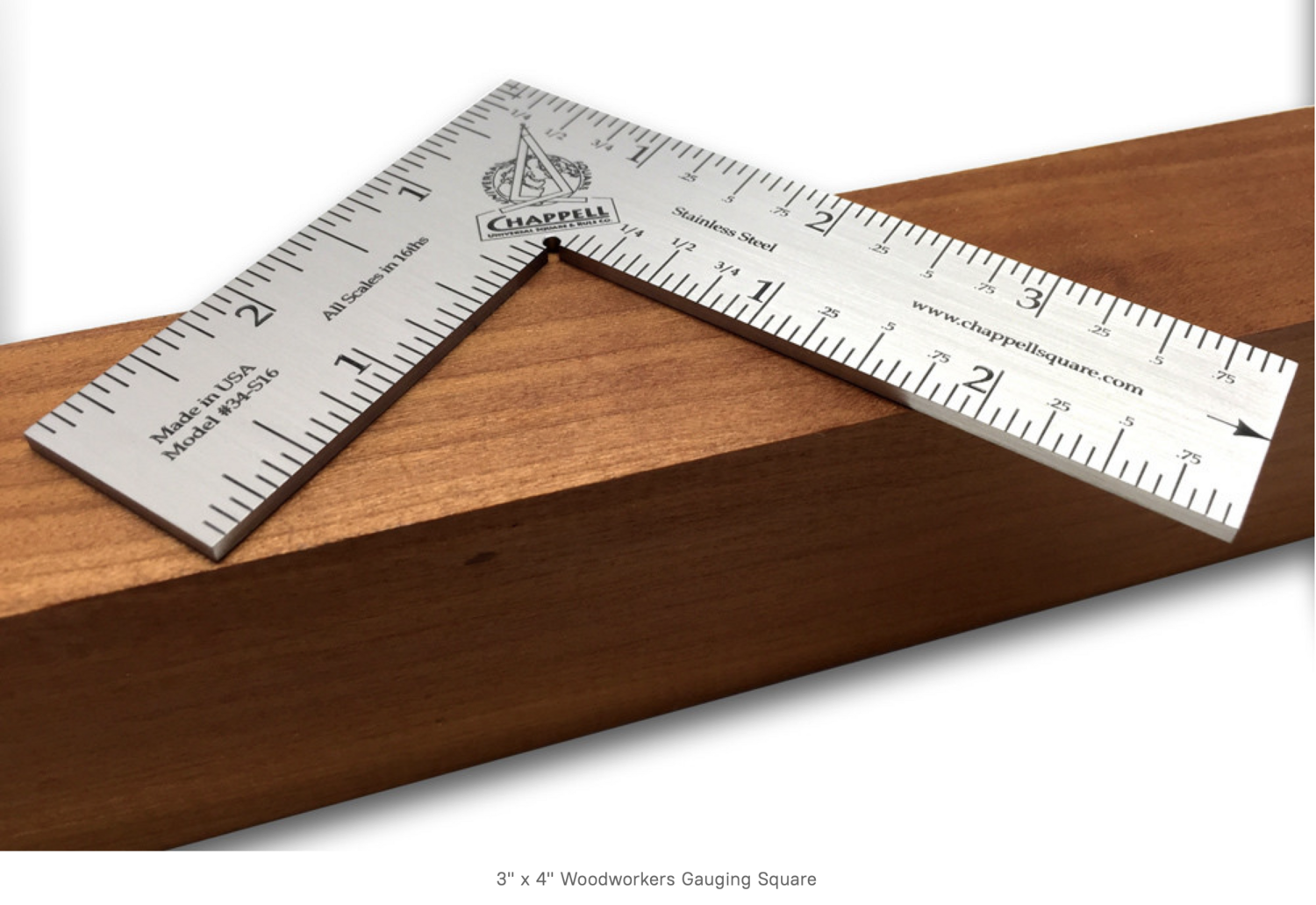 3" x 4" Woodworkers Gauging Square