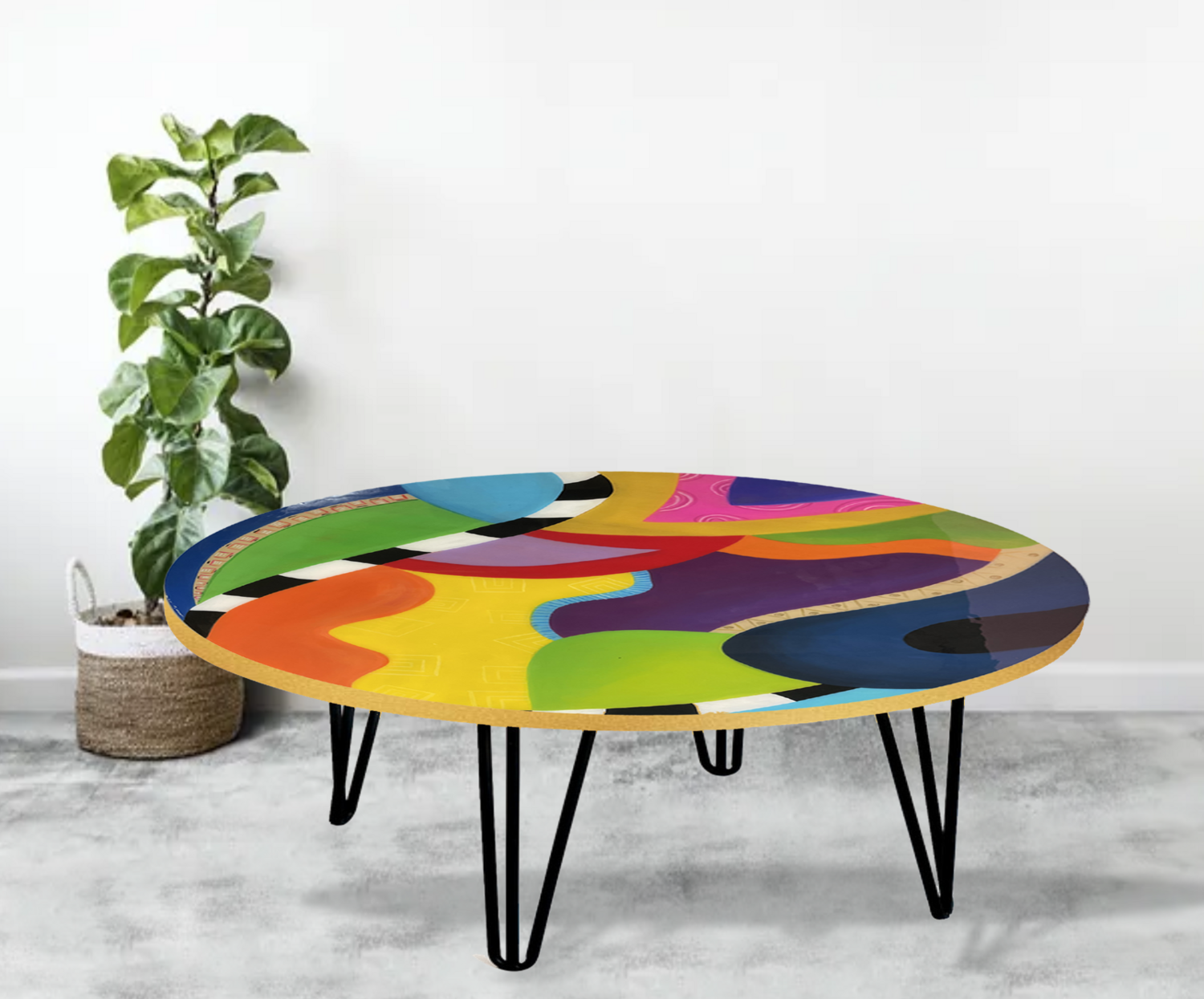 FLORIDXL ABSTRACT COFFEE TABLE