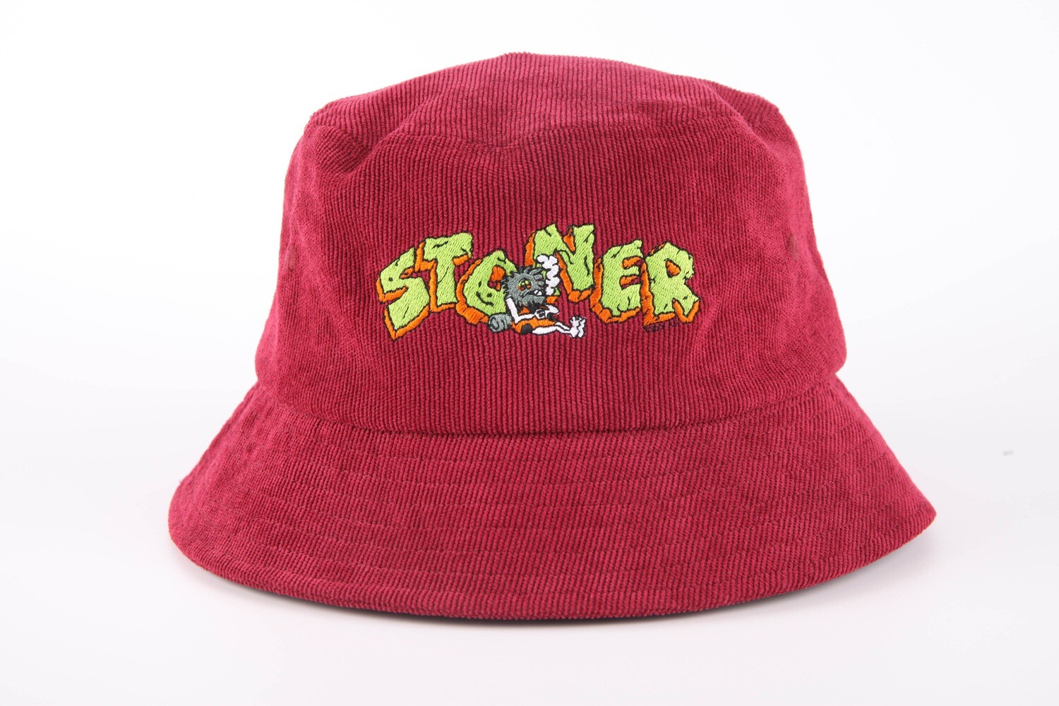 RED Corduroy Bucket Hat STONER LOGO