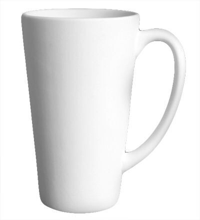 Caffé Latte Becher Höhe 15 cm Ø 9 cm