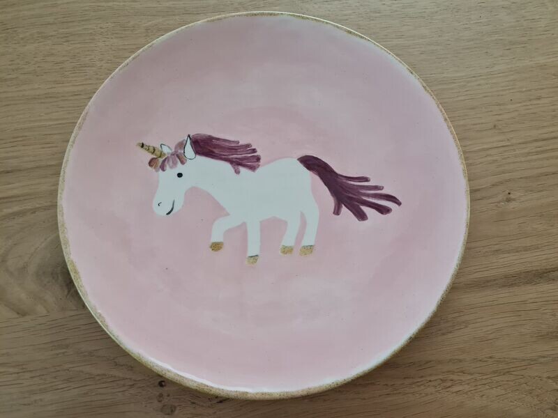 Malset Einhorn Teller 20 cm Ø