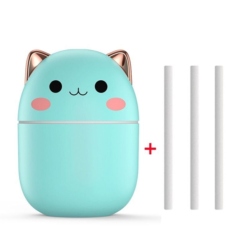 250ml Cute air humidifier Kawaiil Aromatherapy humidifiers diffusers essential oil diffuser home Car Air Purifier Humificador