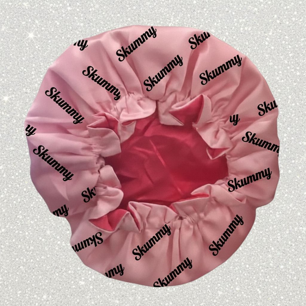 Reversible Silky Pink Bonnet