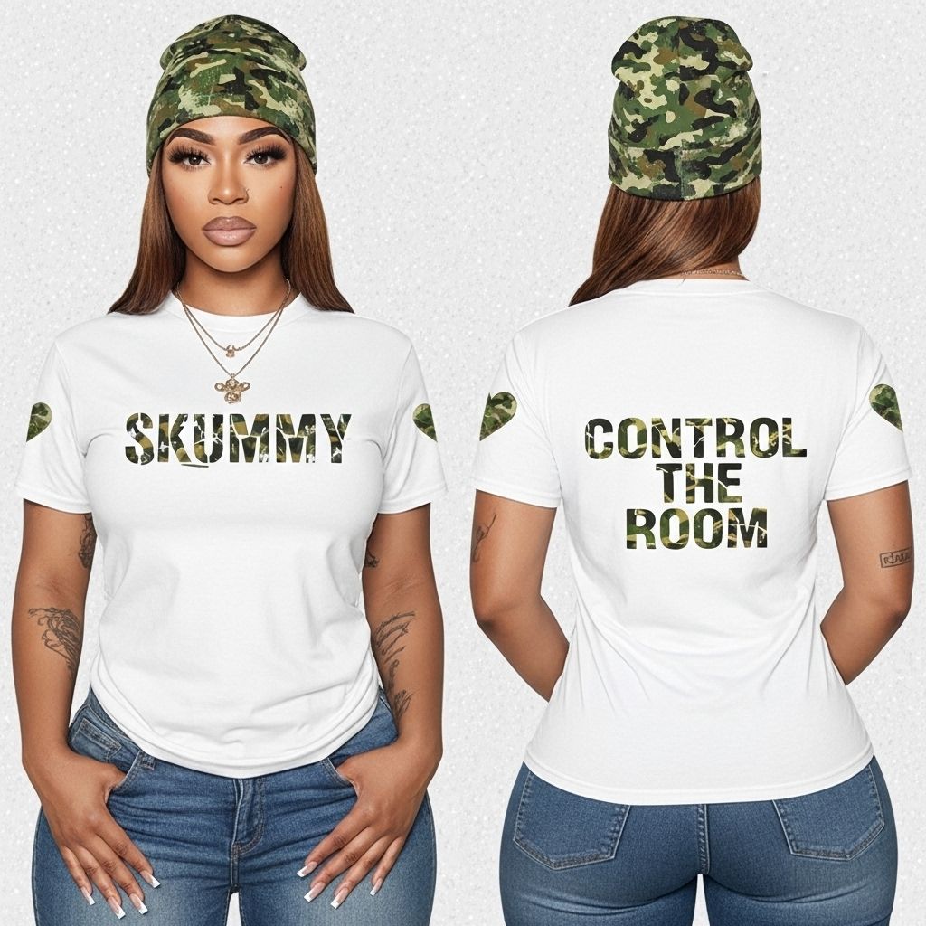 Control The Room Tshirt (Camo)
