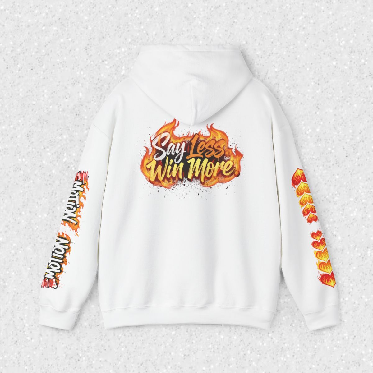 Say Less Win More | Skummy Hoodie (White)