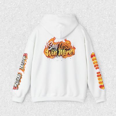 Say Less Win More | Skummy Hoodie (White)