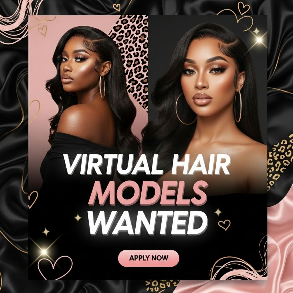 Virtual Hair Model - Apply Today! (LIMITED SPOTS)