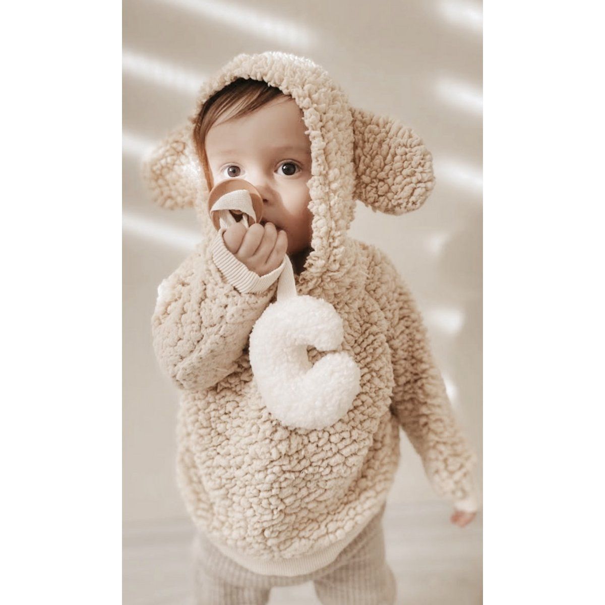 Speendoekje maan, White