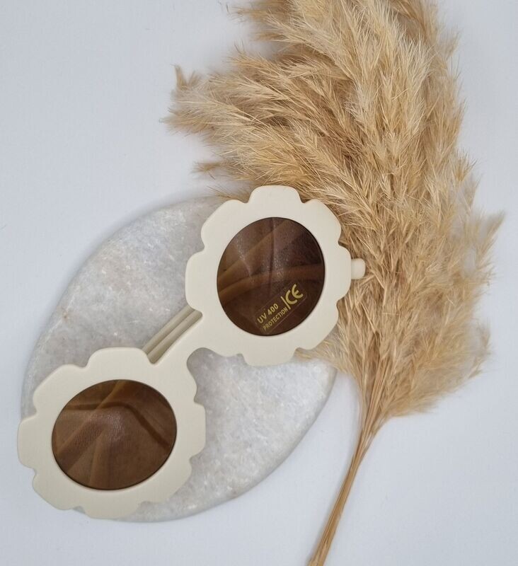 Zonnebril beige