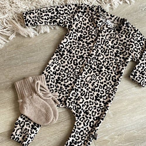 Merino wol slofjes, naturel