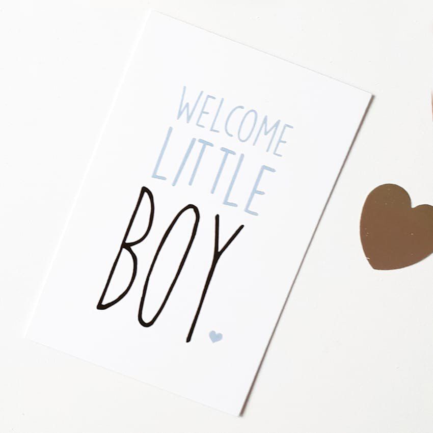 Welcome little boy