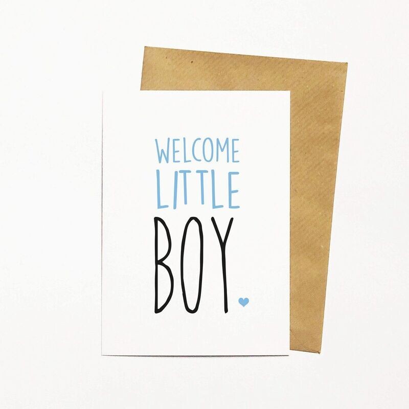 Welcome little boy