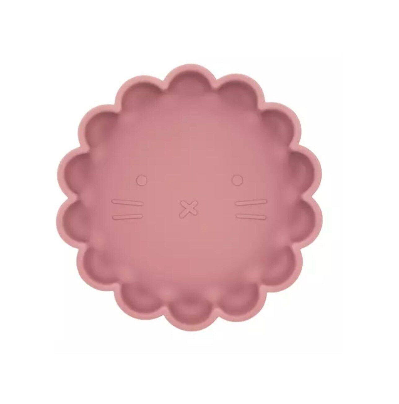 Siliconen bord met zuignap, roze