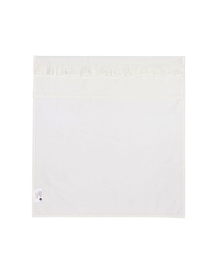 Wieglaken ruffle, offwhite