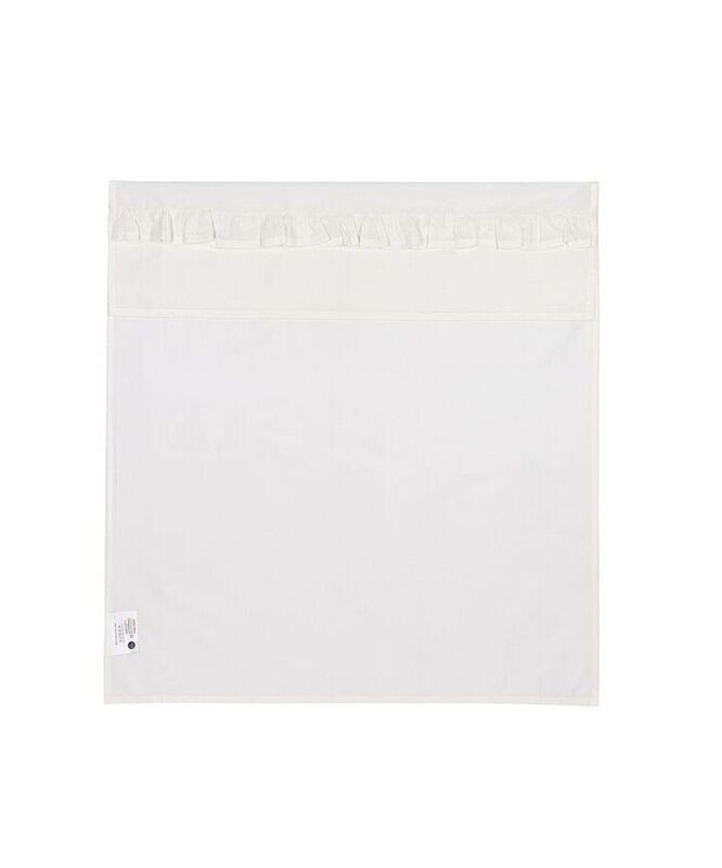 Wieglaken ruffle, offwhite