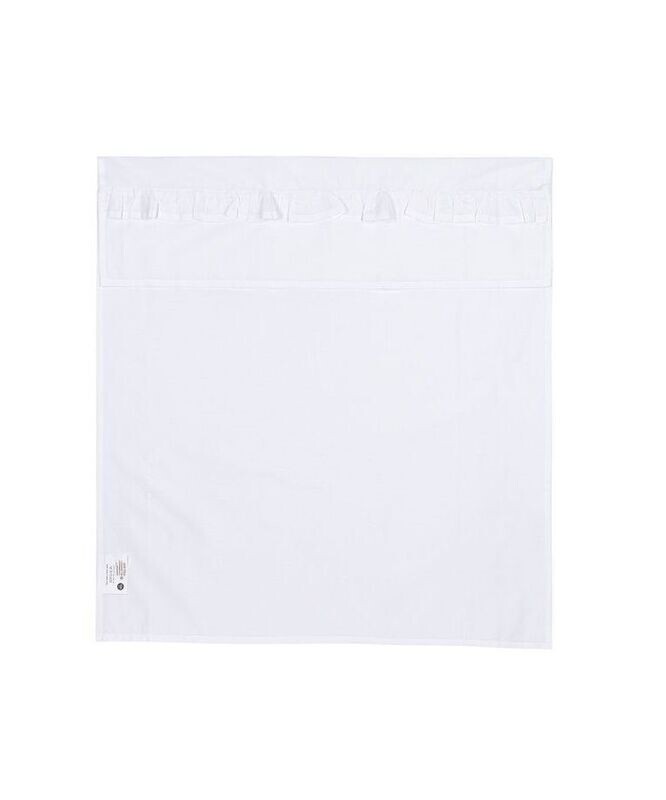 Wieglaken ruffle, white