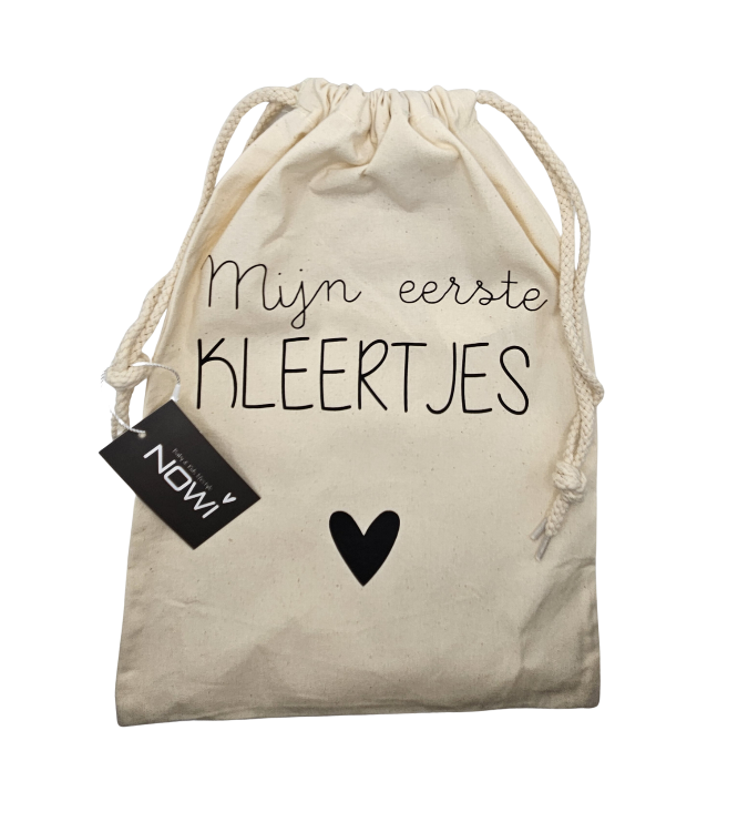 Bewaarzak, 
mijn eerste kleertjes
