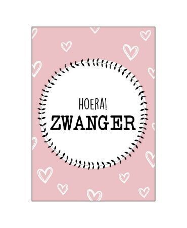 Hoera! Zwanger