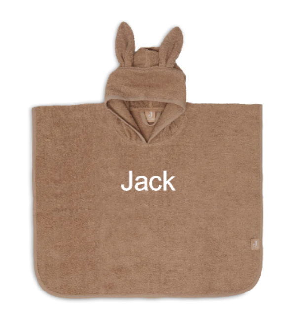 Badponcho badstof, biscuit