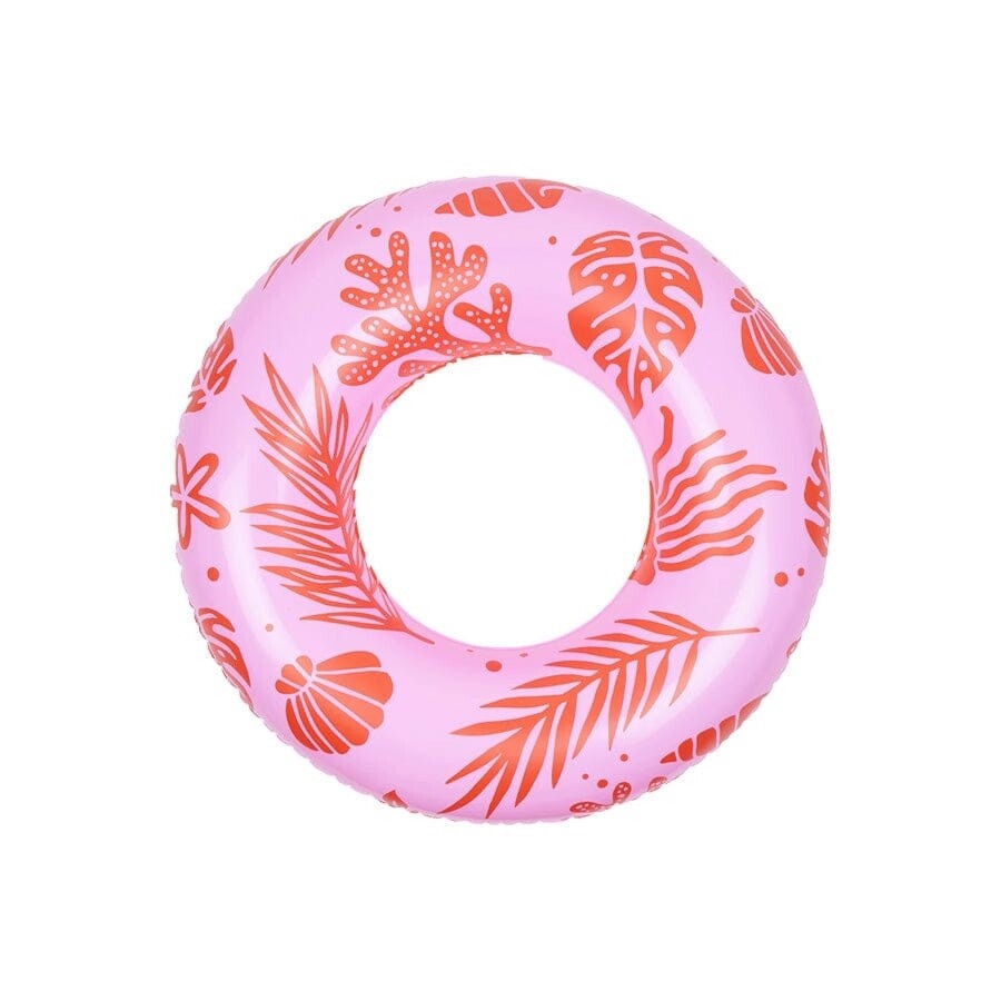 Zwemband Rood/Roze oceaan, 90 cm