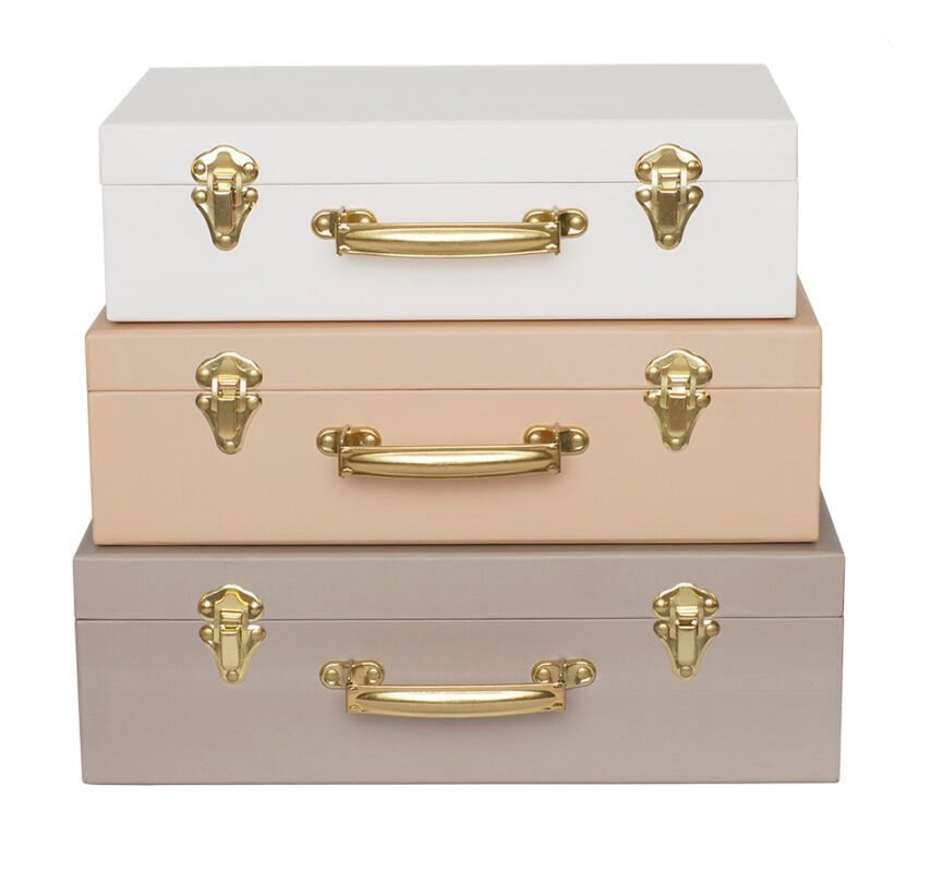 Storage Suitcase Beige