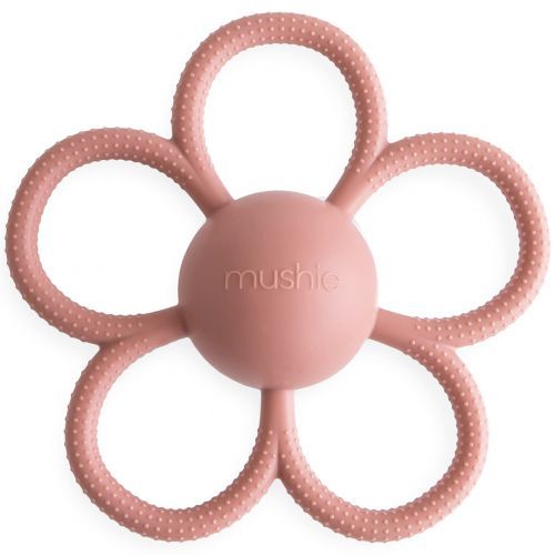 Mushie bijtring en rammelaar