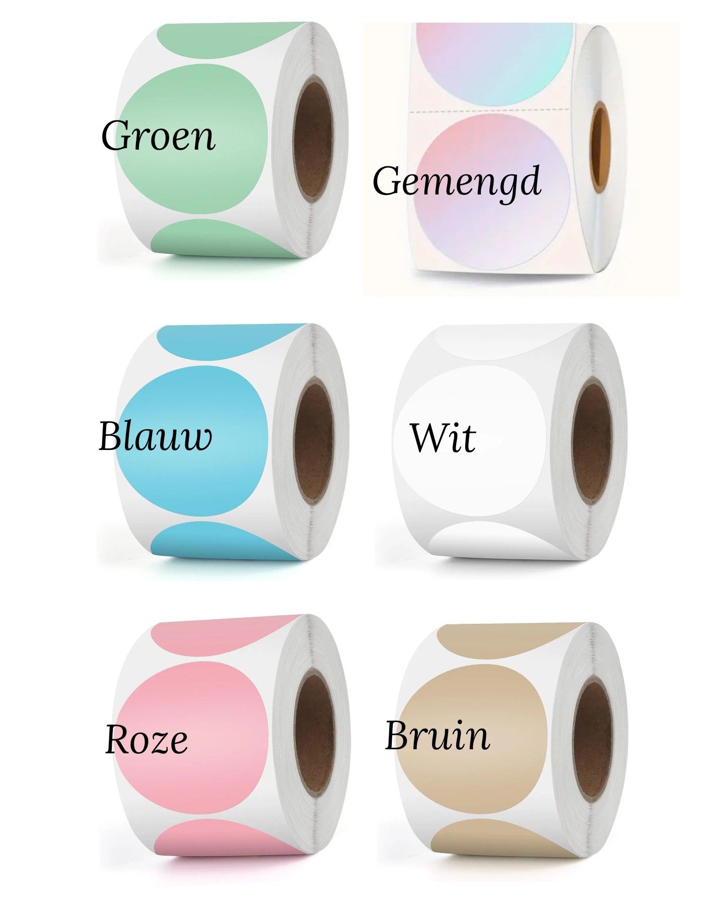 Traktatie sticker, afscheid 10 stuks