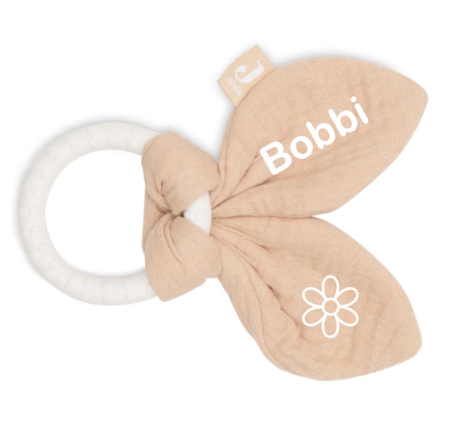 Bijtring Siliconen Bunny Ears, moonstone