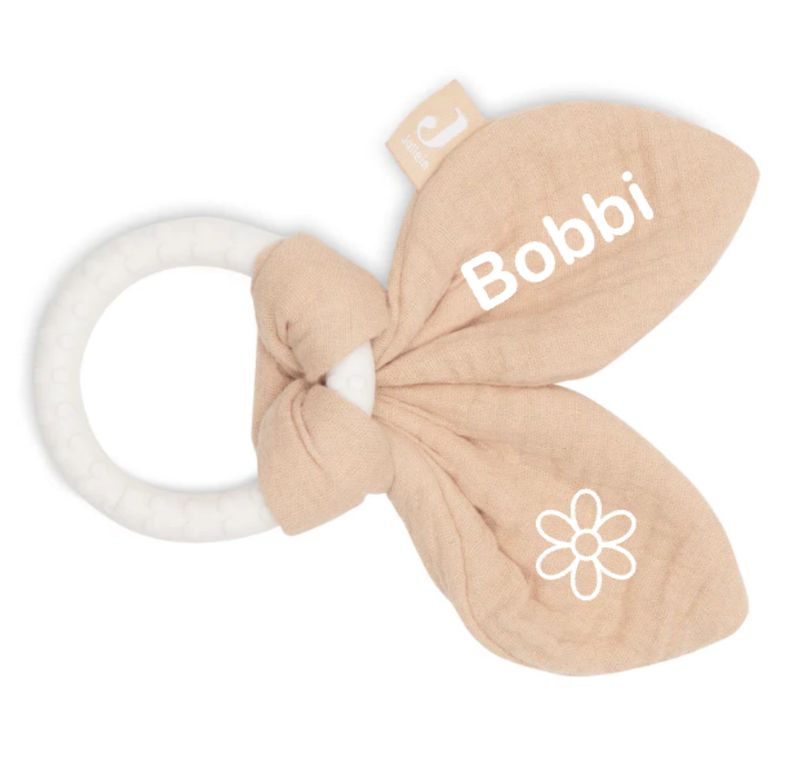 Bijtring Siliconen Bunny Ears, moonstone