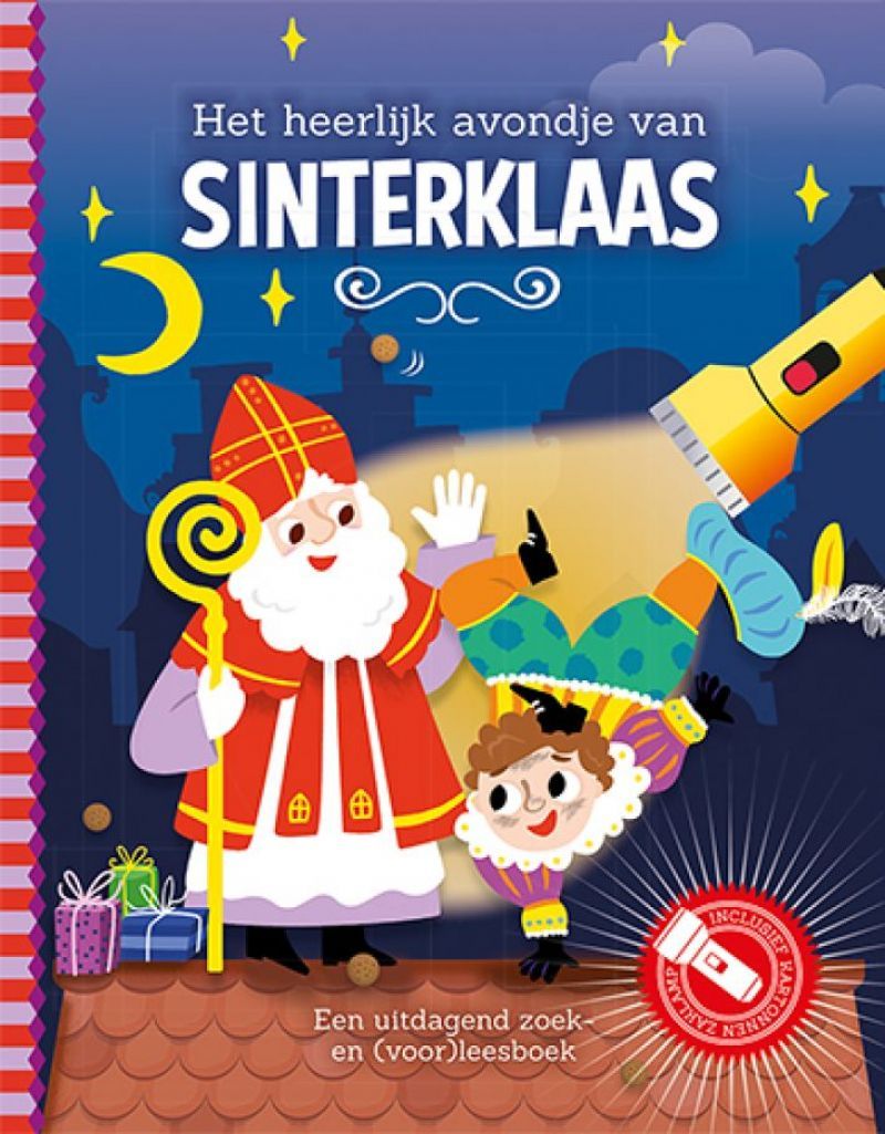 Zaklampboek - Het heerlijk avondje van Sinterklaas en Piet