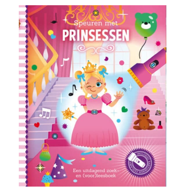​Zaklampboek - Speuren met prinsessen