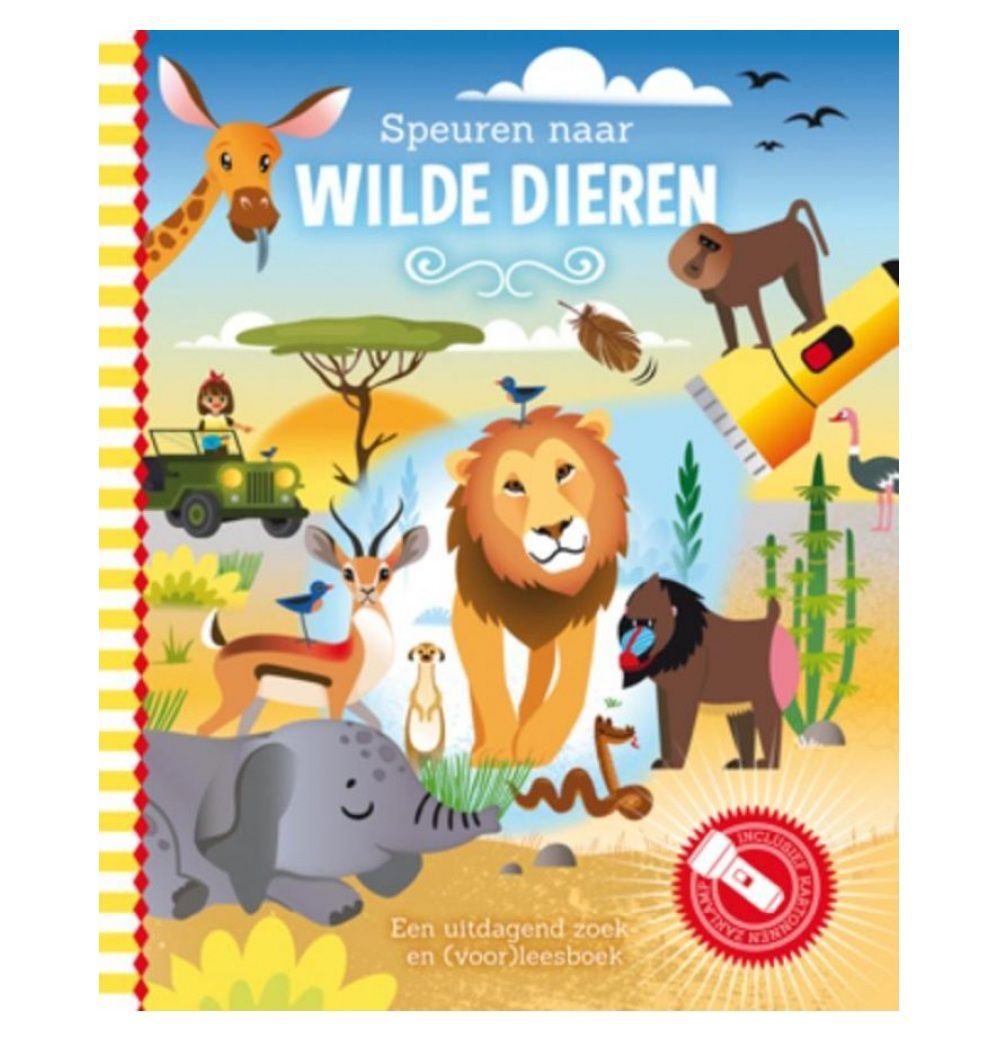 ​Zaklampboek - Speuren naar wilde dieren