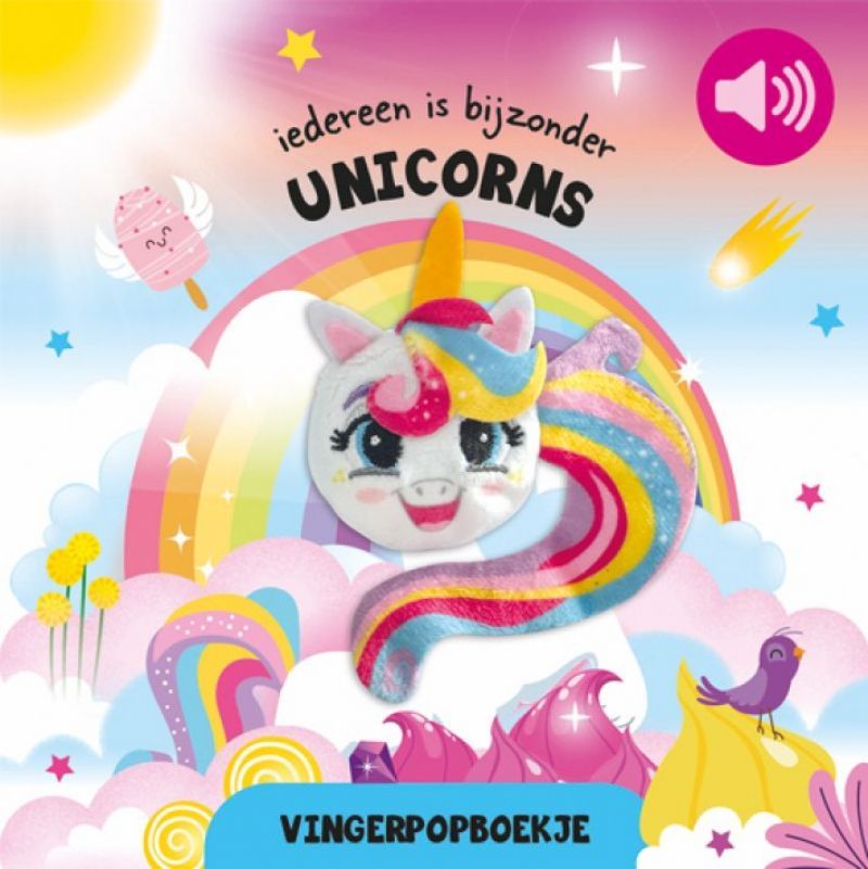 ​Vingerpopboekje Unicorn (eenhoorn)