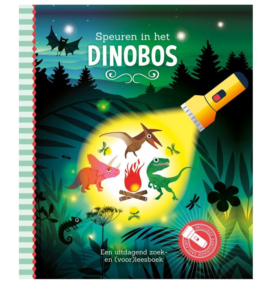 ​Zaklampboek - Speuren in het dinobos