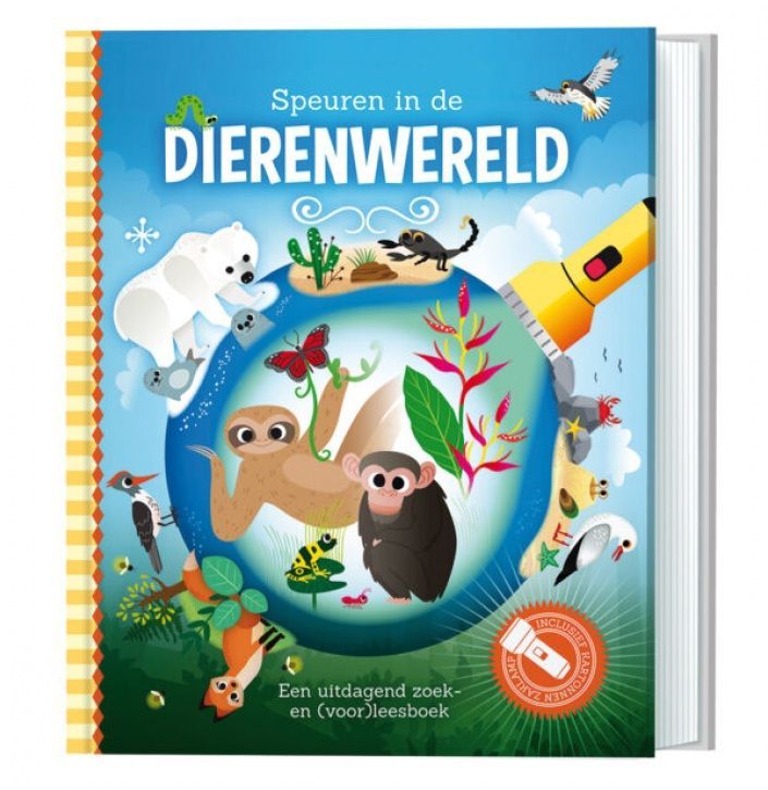 ​Zaklampboek - Speuren in de dierenwereld