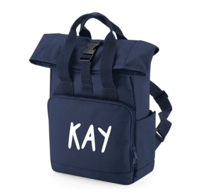 Handle Roll-Top Backpack,  Navy Dusk