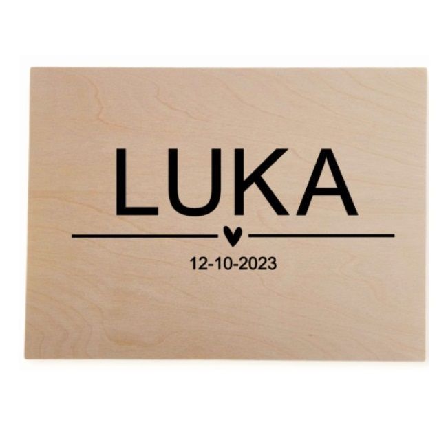 Houten Memorybox