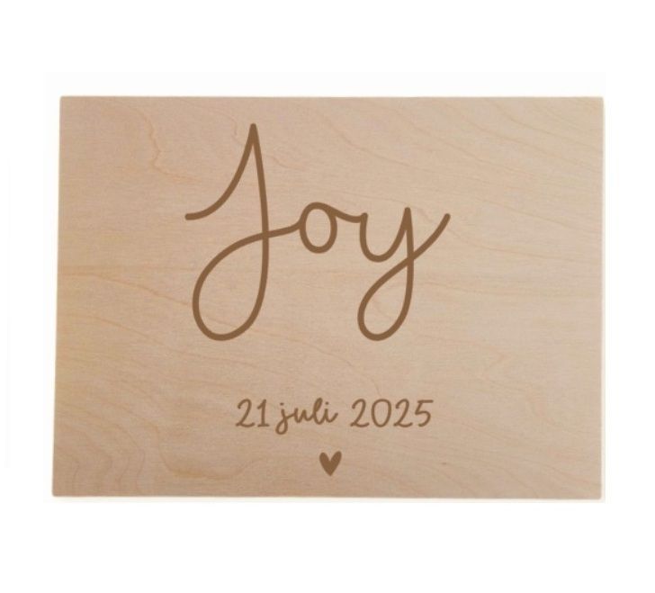 Houten Memorybox