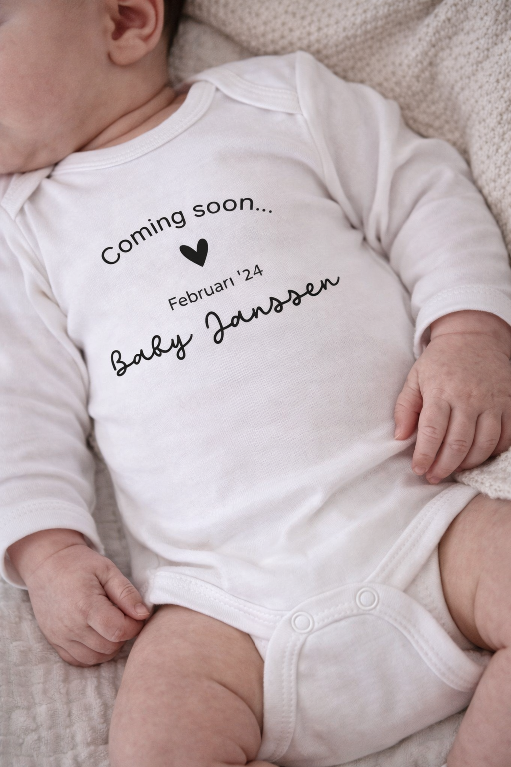 Romper, aankondiging zwangerschap