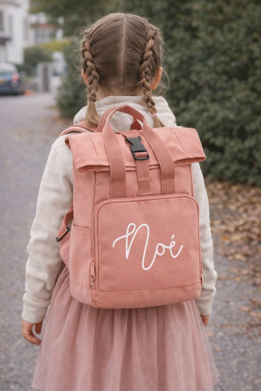 Roll-Top Backpack, Blush