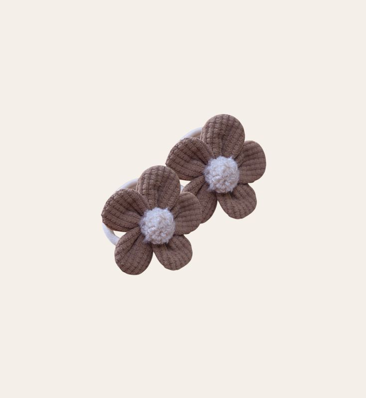 Haarelastiekjes bloem