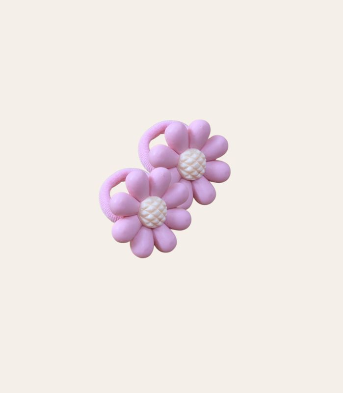 Haarelastiekjes bloem