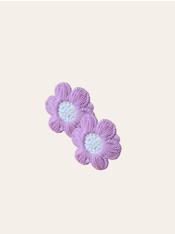 Haarelastiekjes bloem