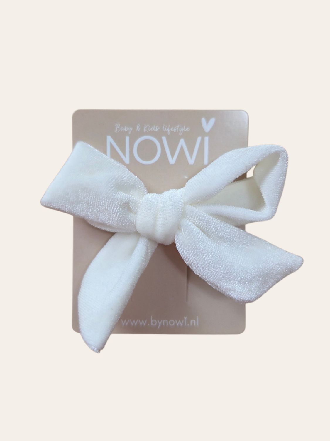 Haarstrik wit velvet