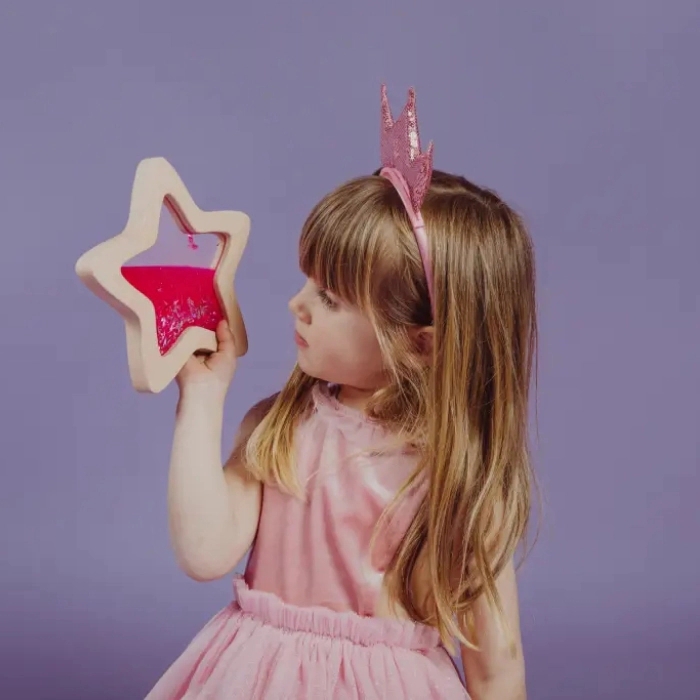 Petit Boum - Sensorische ster roze
