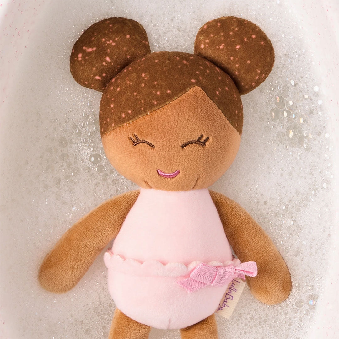 Lullababy badpop klein - bruin haar