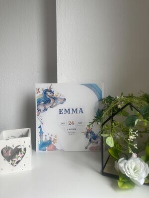 Leinwand "Einhorn NAME"